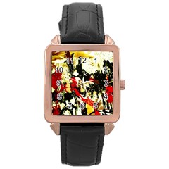 Ireland 2 Rose Gold Leather Watch 