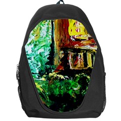 Old Tree And House With An Arch 5 Backpack Bag by bestdesignintheworld