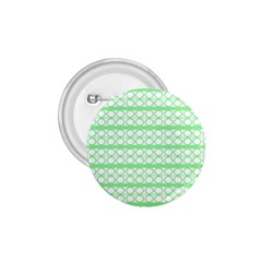 Circles Lines Green White Pattern 1 75  Buttons by BrightVibesDesign