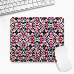 Multicolored Abstract Geometric Pattern Large Mousepads by dflcprints