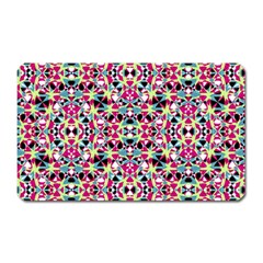 Multicolored Abstract Geometric Pattern Magnet (rectangular) by dflcprints