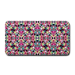 Multicolored Abstract Geometric Pattern Medium Bar Mats by dflcprints