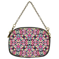 Multicolored Abstract Geometric Pattern Chain Purses (one Side)  by dflcprints