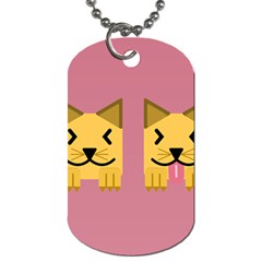 Pet Animal Feline Domestic Animals Dog Tag (one Side) by Simbadda