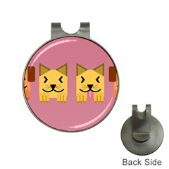 Pet Animal Feline Domestic Animals Hat Clips With Golf Markers by Simbadda