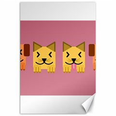 Pet Animal Feline Domestic Animals Canvas 20  X 30   by Simbadda