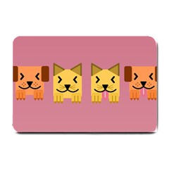 Pet Animal Feline Domestic Animals Small Doormat  by Simbadda