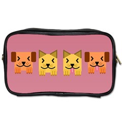 Pet Animal Feline Domestic Animals Toiletries Bags 2-side by Simbadda