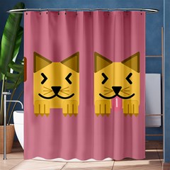 Pet Animal Feline Domestic Animals Shower Curtain 60  X 72  (medium)  by Simbadda