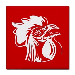 Cock Logo Emblem Symbol France Tile Coasters by Simbadda