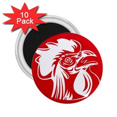 Cock Logo Emblem Symbol France 2 25  Magnets (10 Pack)  by Simbadda