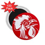 Cock Logo Emblem Symbol France 2.25  Magnets (100 pack)  Front