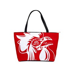 Cock Logo Emblem Symbol France Shoulder Handbags by Simbadda