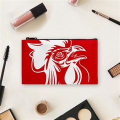 Cock Logo Emblem Symbol France Cosmetic Bag (small)  by Simbadda