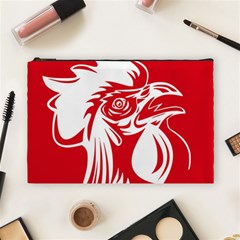 Cock Logo Emblem Symbol France Cosmetic Bag (large)  by Simbadda