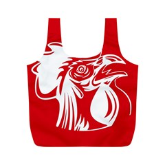 Cock Logo Emblem Symbol France Full Print Recycle Bags (m)  by Simbadda