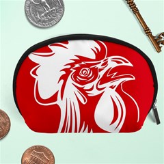 Cock Logo Emblem Symbol France Accessory Pouches (large)  by Simbadda