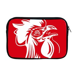 Cock Logo Emblem Symbol France Apple Macbook Pro 17  Zipper Case by Simbadda