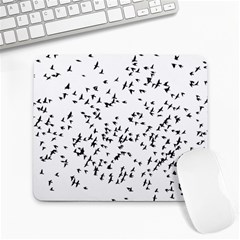 Flock Birds Animals Flying Large Mousepads