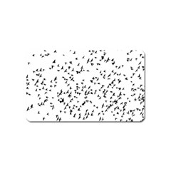 Flock Birds Animals Flying Magnet (name Card) by Simbadda