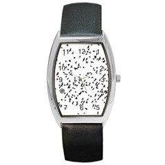 Flock Birds Animals Flying Barrel Style Metal Watch