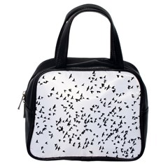 Flock Birds Animals Flying Classic Handbags (One Side)