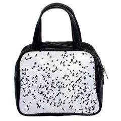 Flock Birds Animals Flying Classic Handbags (2 Sides)