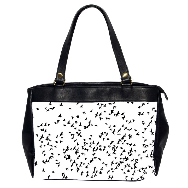 Flock Birds Animals Flying Office Handbags (2 Sides) 