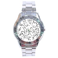 Flock Birds Animals Flying Stainless Steel Analogue Watch