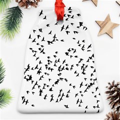 Flock Birds Animals Flying Ornament (Bell)