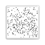 Flock Birds Animals Flying Memory Card Reader (Square)  Front