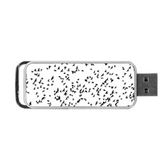 Flock Birds Animals Flying Portable Usb Flash (one Side) by Simbadda