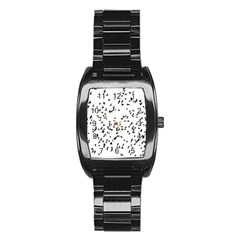 Flock Birds Animals Flying Stainless Steel Barrel Watch