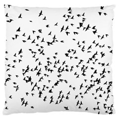 Flock Birds Animals Flying Standard Flano Cushion Case (one Side) by Simbadda