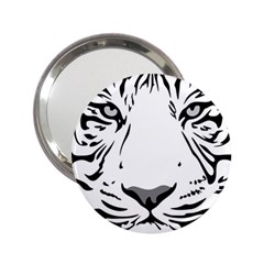 Tiger Pattern Animal Design Flat 2 25  Handbag Mirrors by Simbadda