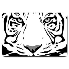 Tiger Pattern Animal Design Flat Large Doormat  by Simbadda