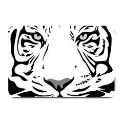 Tiger Pattern Animal Design Flat Plate Mats by Simbadda