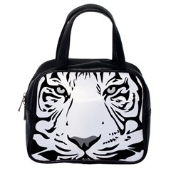 Tiger Pattern Animal Design Flat Classic Handbags (one Side) by Simbadda