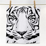 Tiger Pattern Animal Design Flat Face Towel Front