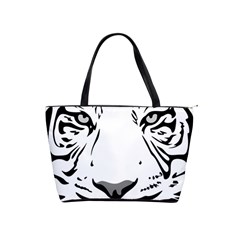 Tiger Pattern Animal Design Flat Shoulder Handbags by Simbadda