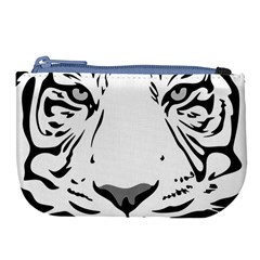 Tiger Pattern Animal Design Flat Large Coin Purse by Simbadda