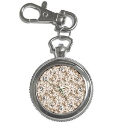 Leaves Texture Pattern Key Chain Watches by dflcprints