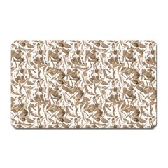 Leaves Texture Pattern Magnet (rectangular) by dflcprints