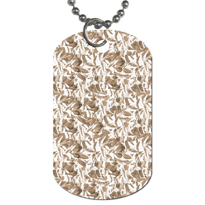 Leaves Texture Pattern Dog Tag (Two Sides)