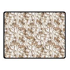 Leaves Texture Pattern Fleece Blanket (small) by dflcprints