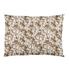 Leaves Texture Pattern Pillow Case (two Sides) by dflcprints