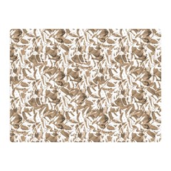 Leaves Texture Pattern Double Sided Flano Blanket (mini)  by dflcprints