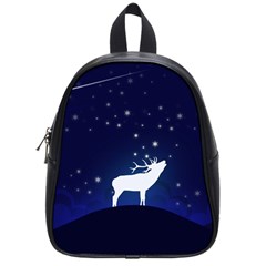 Design Painting Sky Moon Nature School Bag (small) by Simbadda