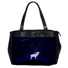 Design Painting Sky Moon Nature Office Handbags by Simbadda