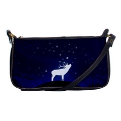 Design Painting Sky Moon Nature Shoulder Clutch Bags by Simbadda